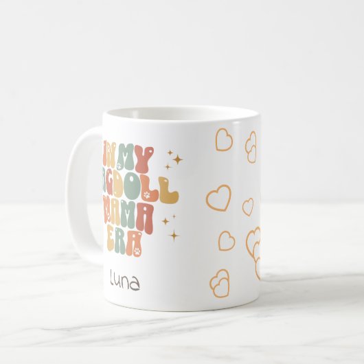 In meiner ragdoll mama Ära Custom cat name Kaffeetasse (Vorderseite Links)