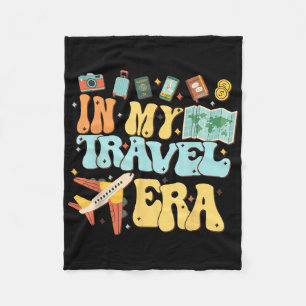 In meiner Reisezeit Funny Traveller Flugzeug Summe Fleecedecke
