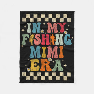 In meiner Retro-Angler-Mimi-Ära Groovy-Angeln Lust Fleecedecke
