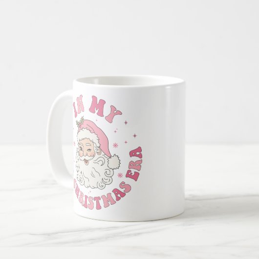 In meiner rosa Weihnachtszeit-Tasse Kaffeetasse (Vorderseite Links)