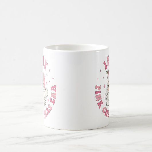 In meiner rosa Weihnachtszeit-Tasse Kaffeetasse (Mittel)