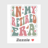 In meiner Ruhestandszeit Aufkleber (Blatt)