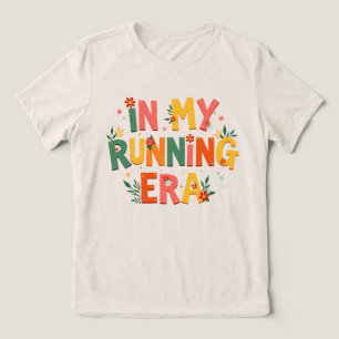 In meiner Running Ära, Motivierend Runner-Bekleidu Tri-Blend Shirt