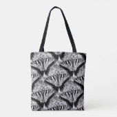 In meiner schwarz-weißen Welt... Tasche (Rückseite)