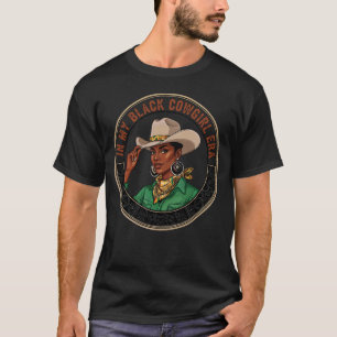 In meiner schwarzen Cowgirl-Ära, Retro Afroamerika T-Shirt