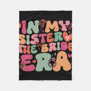 In meiner Schwester der Brautzeit Groovy Wedding D Fleecedecke