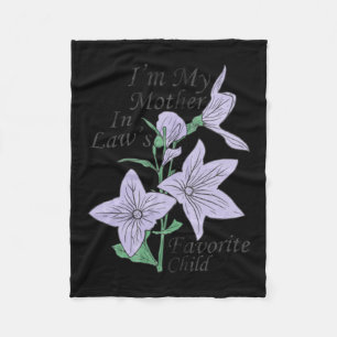 In Meiner Schwiegermutter Lieblingskind Lustig Flo Fleecedecke