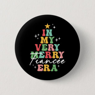 In Meiner Sehr Fröhlichen Verlobten-Ära Weihnachts Button