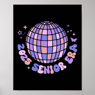 in meiner Senior Ära Cl of 2025 Groovy Senior 2025 Poster