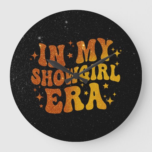 In meiner Showgirl-Ära Leben einer Tochter Große Wanduhr (Vorderseite)