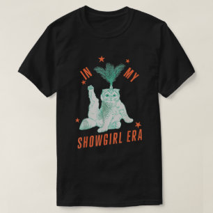 In Meiner Showgirl-Ära Lustiges Retro-Katzen-Shirt T-Shirt