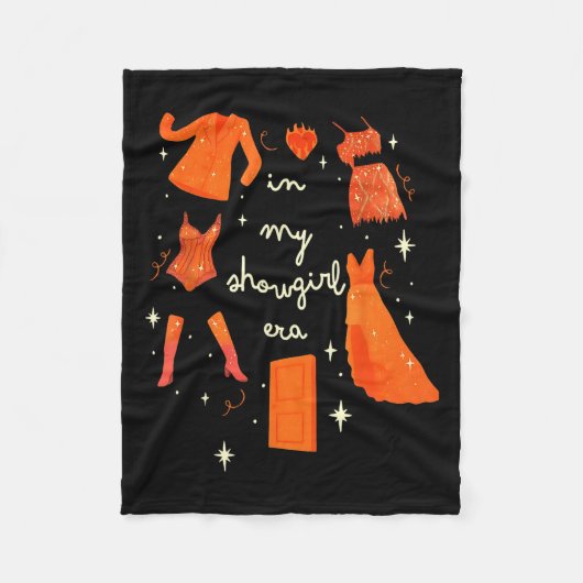 In meiner Showgirl Era Funny Show Mädchen Frauen M Fleecedecke (Vorderseite)