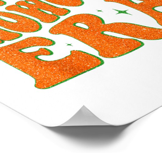 In meiner Showgirl Era Groovy Grafik Outfit Women Poster (Ecke)