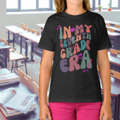 In meiner siebten Klasse Ära Neonelemente mit Jahr T-Shirt