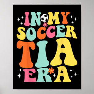 In meiner Soccer Tia Ära Retro Game Day Groovy Poster