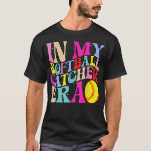 In meiner Softball-Catcher-Ära Groovy Softball Lie T-Shirt