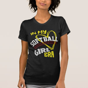 In Meiner Softball Girl Ära Retro Groovy SoftbaT-S T-Shirt
