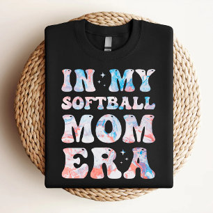 In Meiner Softball-Mom-Ära Buntes Softball-Mom-Des T-Shirt