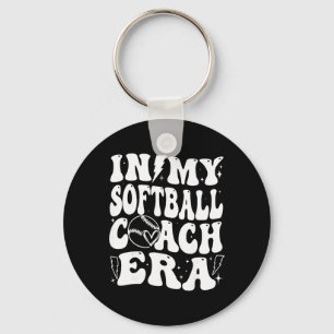 In meiner Softball-Trainer-Ära Lustiger Vater Mutt Schlüsselanhänger