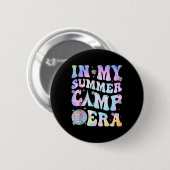 In meiner Sommercamp-Ära Camping-Tie-Dye letzter T Button (Vorne & Hinten)