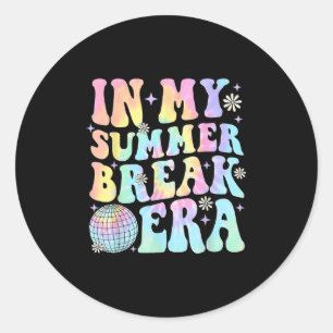 In meiner Sommerpause Lehrer Sommerpause Vacati Runder Aufkleber