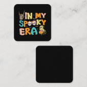 In meiner Spooky-Ära Spooky Jahreszeit Halloween Quadratische Visitenkarte (Vorne/Hinten)