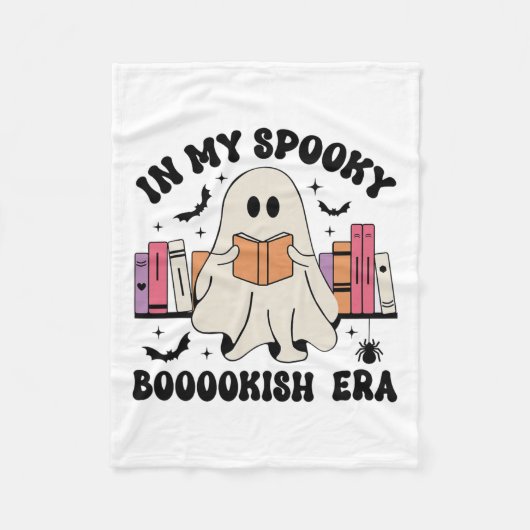 In meiner Spooky Booka Ghost Books Halloween Rea Fleecedecke (Vorderseite)