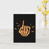 In meiner Spooky Bride Era Groovy Spooky Season Re Karte (Gelbe Blume)