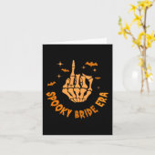 In meiner Spooky Bride Era Halloween Bachelorette  Karte (Gelbe Blume)