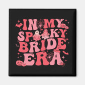 In meiner Spooky Bride Era Halloween Groovy Funny  Magnet (Vorne)