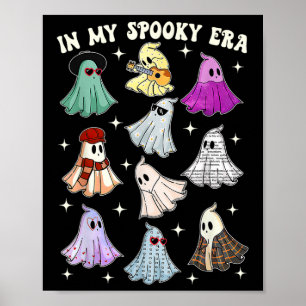 In meiner Spooky Era Groovy Ghost Halloween Funny Poster