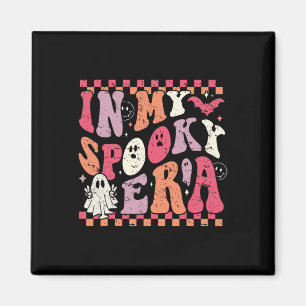 In meiner Spooky Era Groovy Hippie Halloween Ghost Magnet