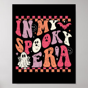 In meiner Spooky Era Groovy Hippie Halloween Ghost Poster