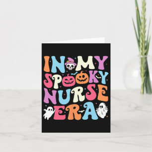 In meiner Spooky-Nurse-Ära Halloween Groovy Nursin Karte
