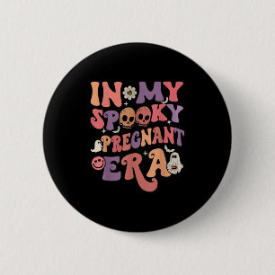 In meiner Spooky schwanger Era Groovy Boo Hallowee Button