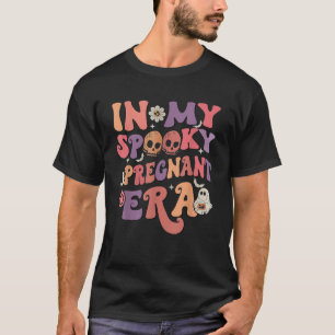in meiner Spooky schwanger Era Groovy Boo Hallowee T-Shirt