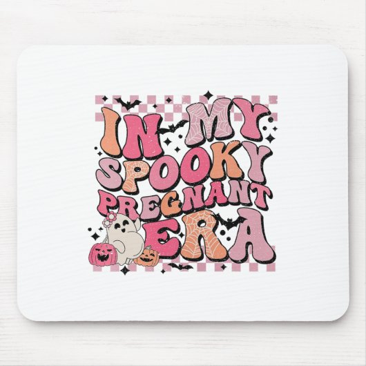 In meiner Spooky Schwangerschaft Halloween Schwang Mousepad (Vorne)