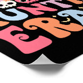 In meiner Spooky Tante Era Halloween Groovy Witchy Poster (Ecke)