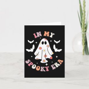 In meiner Spooky Zeit Retro Groovy Niedlich Ghost  Karte