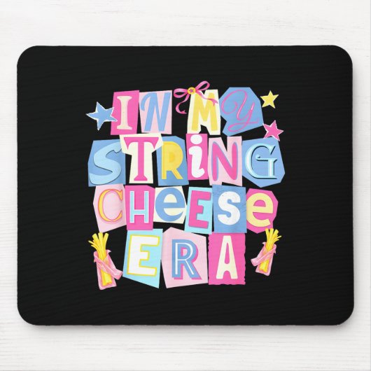 in meiner String-Retro-Käse-Ära Mama Frauen Mütter Mousepad (Vorne)