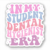 In meiner Studentenzeitära der Zahnärztin Aufkleber (Vorderseite)
