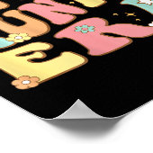 In meiner Tante-Ära (auf der Rückseite) Groovy Ret Poster (Ecke)