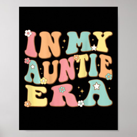 In meiner Tante-Ära (auf der Rückseite) Groovy Ret Poster (Vorne)