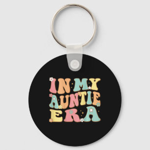 In meiner Tante-Ära (auf der Rückseite) Groovy Ret Schlüsselanhänger