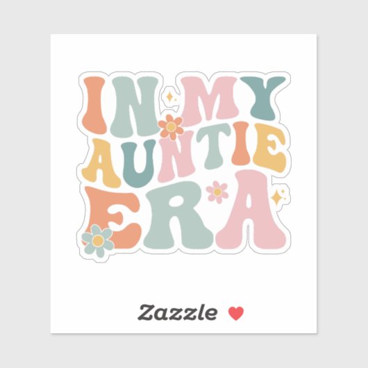 In meiner Tante-Ära Aufkleber (Blatt)