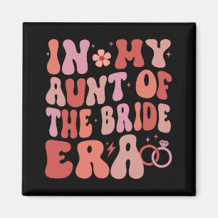 In meiner Tante der Brautzeit Groovy Wedding Day Magnet