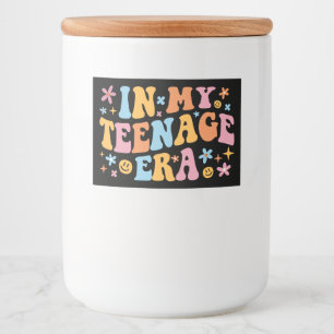 In meiner Teenagerzeit I Lebensmitteletikett