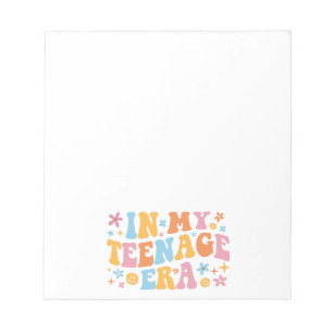 In meiner Teenagerzeit I Notizblock