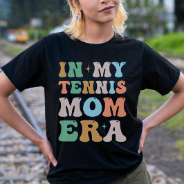 In meiner Tennis Mama Era Groovy Retro T-Shirt