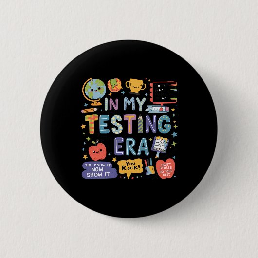 In Meiner Testphase Lehrer Schüler Rocken Den Test Button (Vorderseite)